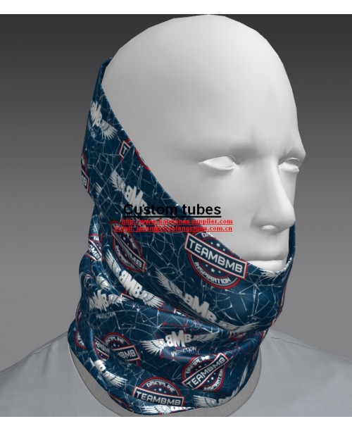  Custom made  Microfiber seamless bandana, Mask Neck Gaiter Sun Face Shield, Multi-Functional Neck Wear,Wind resistant material makes this ideal for most outdoor activities